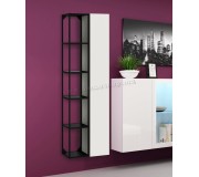 Стеллаж Ikea Enhet 5 полок 60x32x180 (Антрацит/Белый)