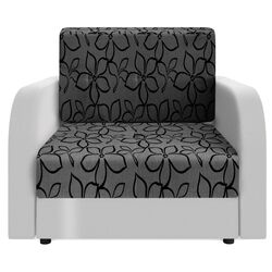 Fotoliu Space Meble Amerykanka Twice 80 Flowers 83/D511 (Gray/White) Thumb