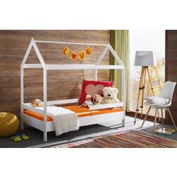 Pat-casuta ASM Tymmi Hause WW BTH 80x160 (White)