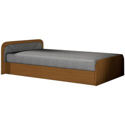 Pat Eltap Parys 80x190 Sawana 05 Left (Brown/Dark Gray) Thumb