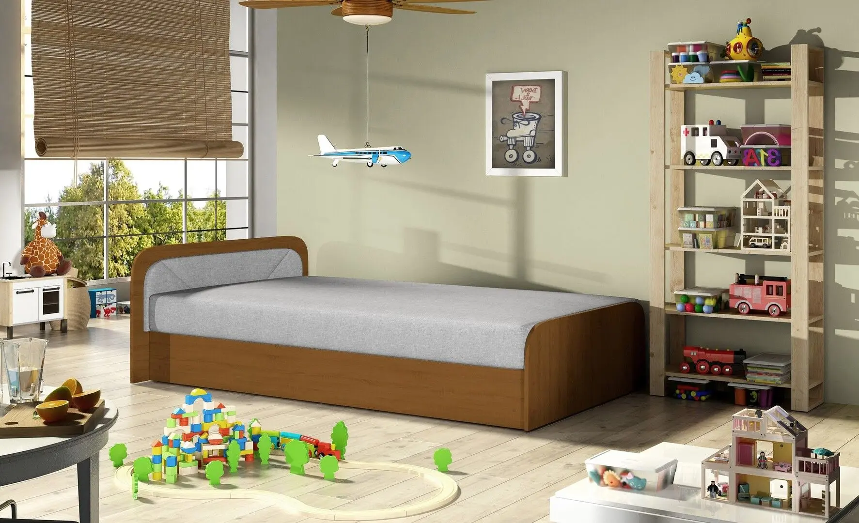 Pat Eltap Parys 80x190 Sawana 21 Left (Brown/Gray)