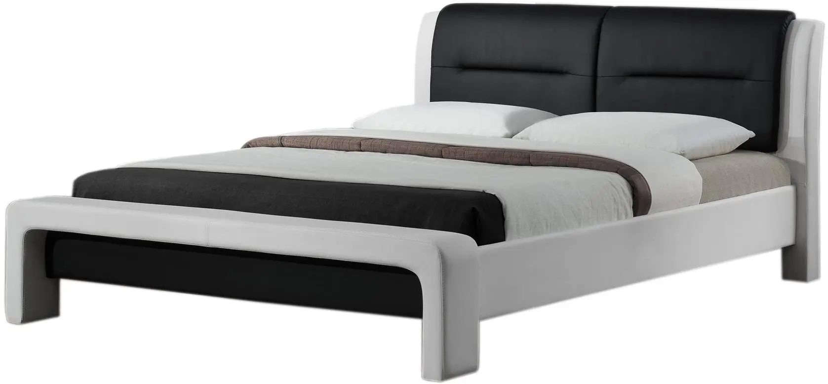 Кровать Halmar Cassandra 120x200 (White/Black) - 2