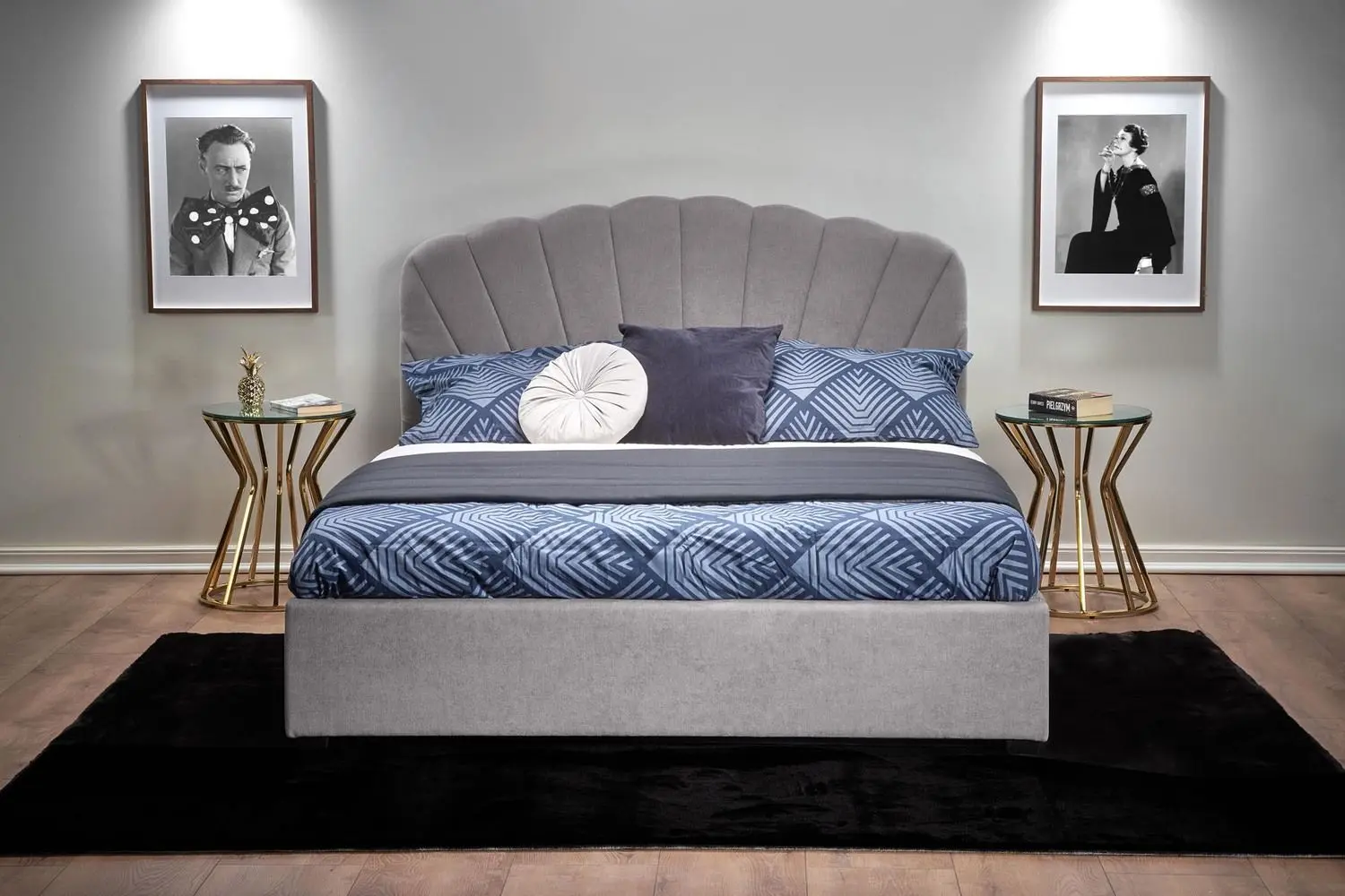 Pat Halmar Gabriella 160x200 (Light Gray)