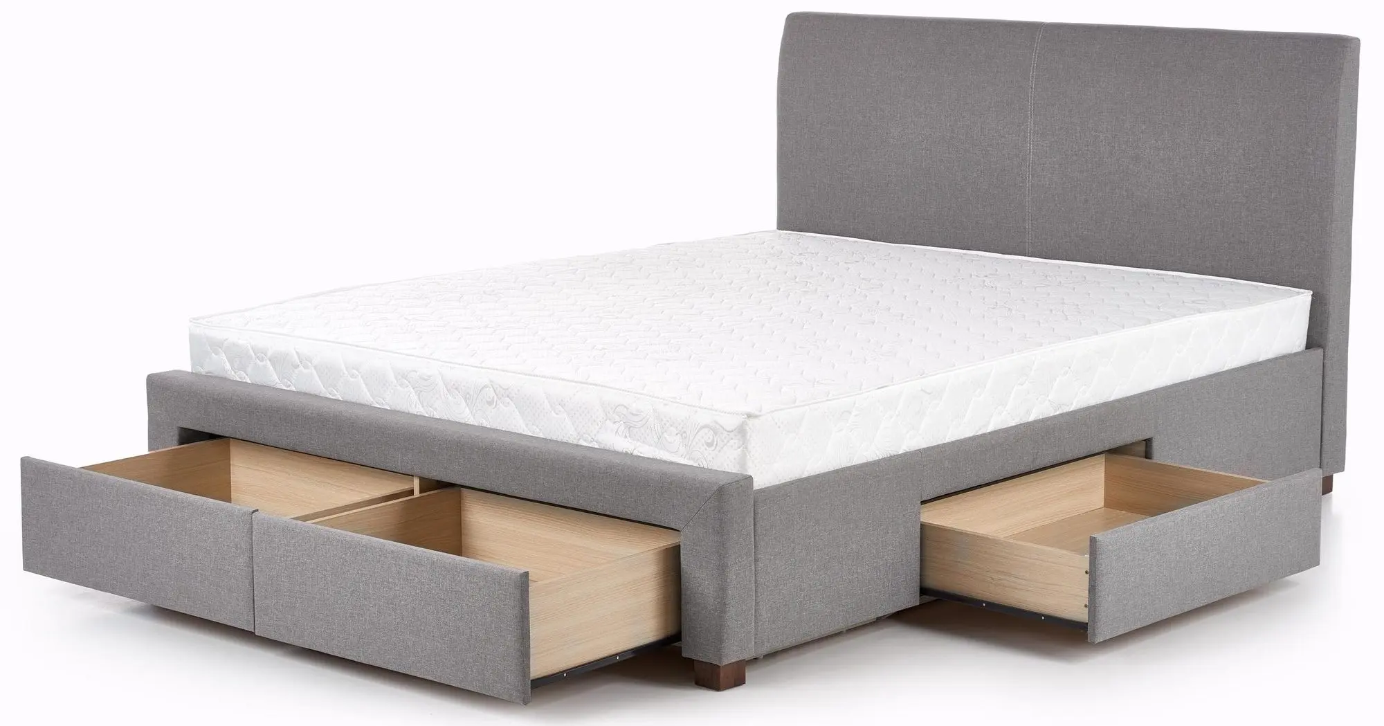 Pat Halmar Modena cu sertare 180x200 (Gray) - 11