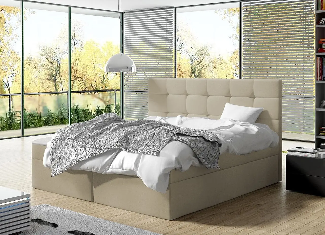 Кровать континентальная Mirjan24 Cinema/Luanda 160x200 (Beige)