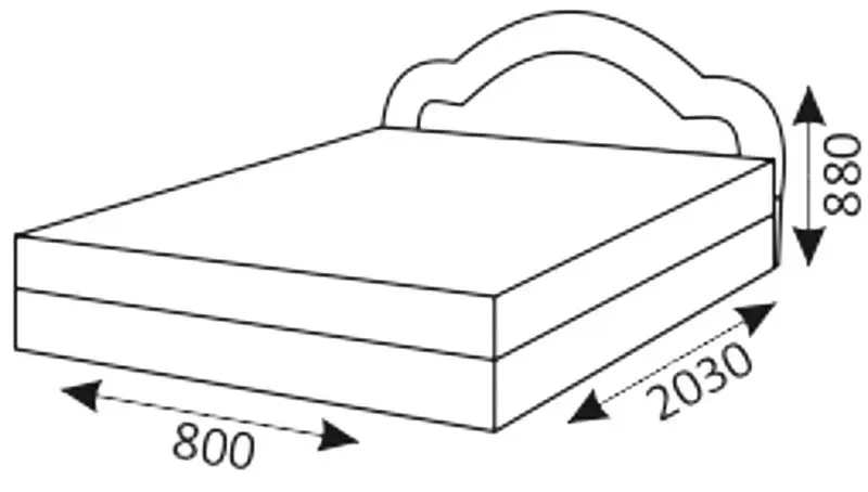 Кровать МКС Ромашка 80x200 - 3