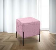 Puf DP Ottoman (Pink/Black)