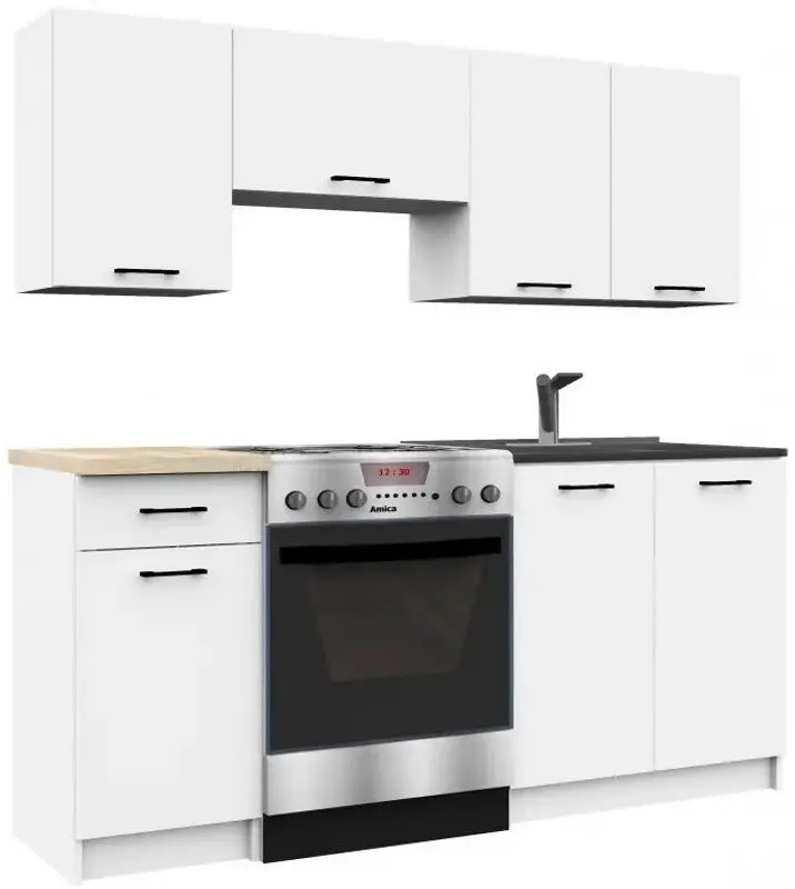 Bucatarie Akord Oliwia 1.8m (White)