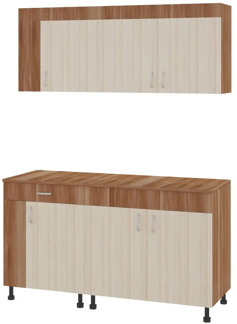 Bucatarie Haaus Reno 1.5m (Plum/Light Elm)