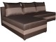 Canapea de colt Space Meble Hewlet Sawana 16/Sawana 22 (Brown Dark/Brown Light)