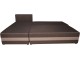 Canapea de colt Space Meble Hewlet Sawana 16/Sawana 22 (Brown Dark/Brown Light)