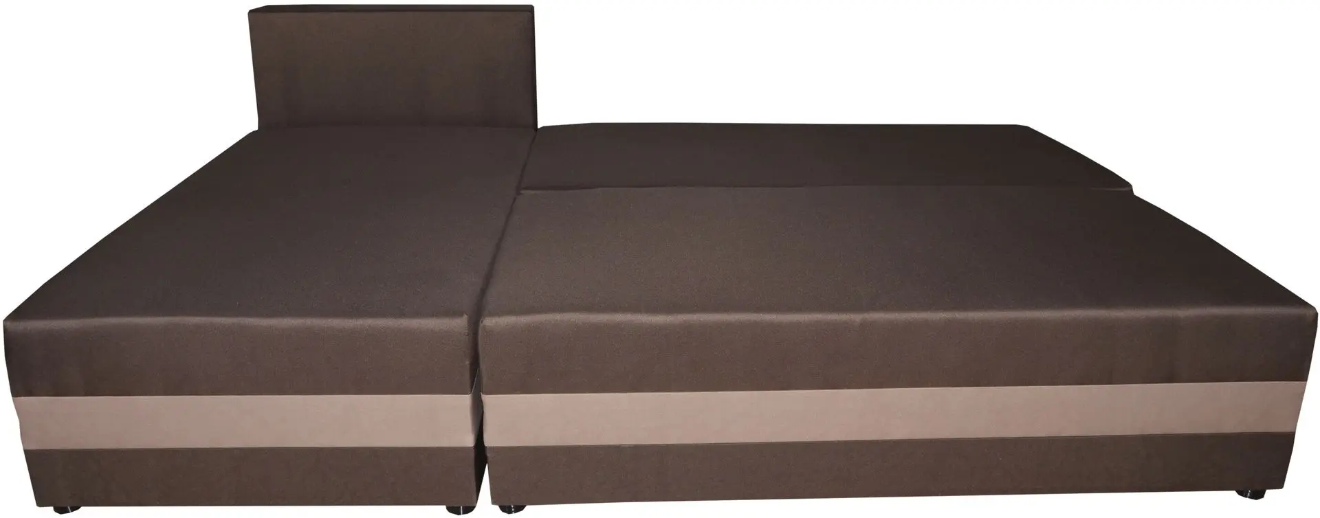 Диван угловой Space Meble Hewlet Sawana 16/Sawana 22 (Brown Dark/Brown Light)