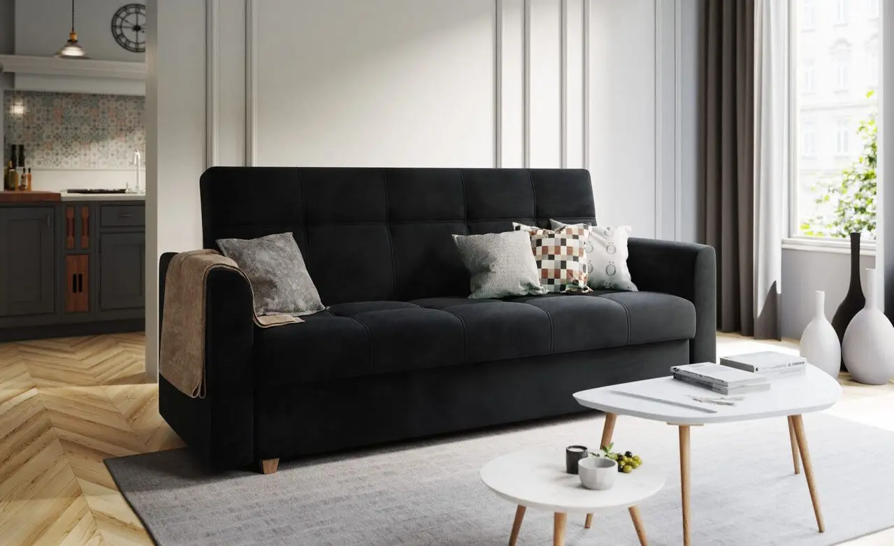 Canapea Space Meble Lento Itaka 15 (Black)