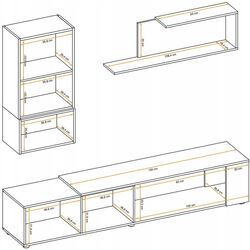 Living ASM Maze II ZWT MZ2 2m (Black Matt/Wotan Oak) Thumb