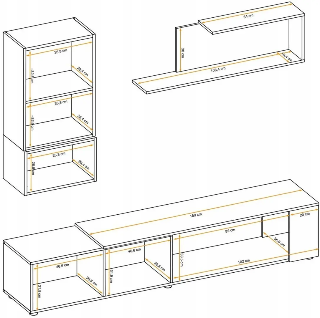 Living ASM Maze II ZWT MZ2 2m (Black Matt/Wotan Oak)