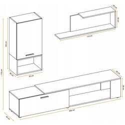 Living ASM Maze II ZWT MZ2 2m (Black Matt/Wotan Oak) Thumb
