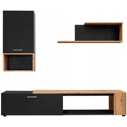 Living ASM Maze II ZWT MZ2 2m (Black Matt/Wotan Oak) Thumb