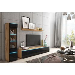 Living Bratex Vera I (Wotan Oak/Black Gloss) Thumb