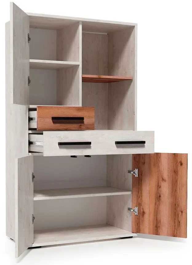 Tumba SV-mebel Skandi (Santorini Pine Light/Delano Oak) - 3