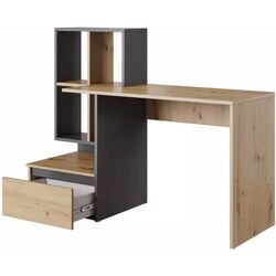 Masa de birou Yasen Paco PC2 (Artisan Oak/Anthracite) Thumb