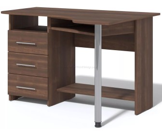 Masa de calculator Fabrik Home СК-09 tumba pe stinga (Dark Walnut)