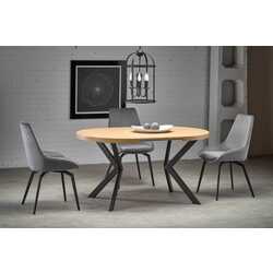 Стол раскладной Halmar Peroni 100-250cm (Golden Oak/Black) Thumb