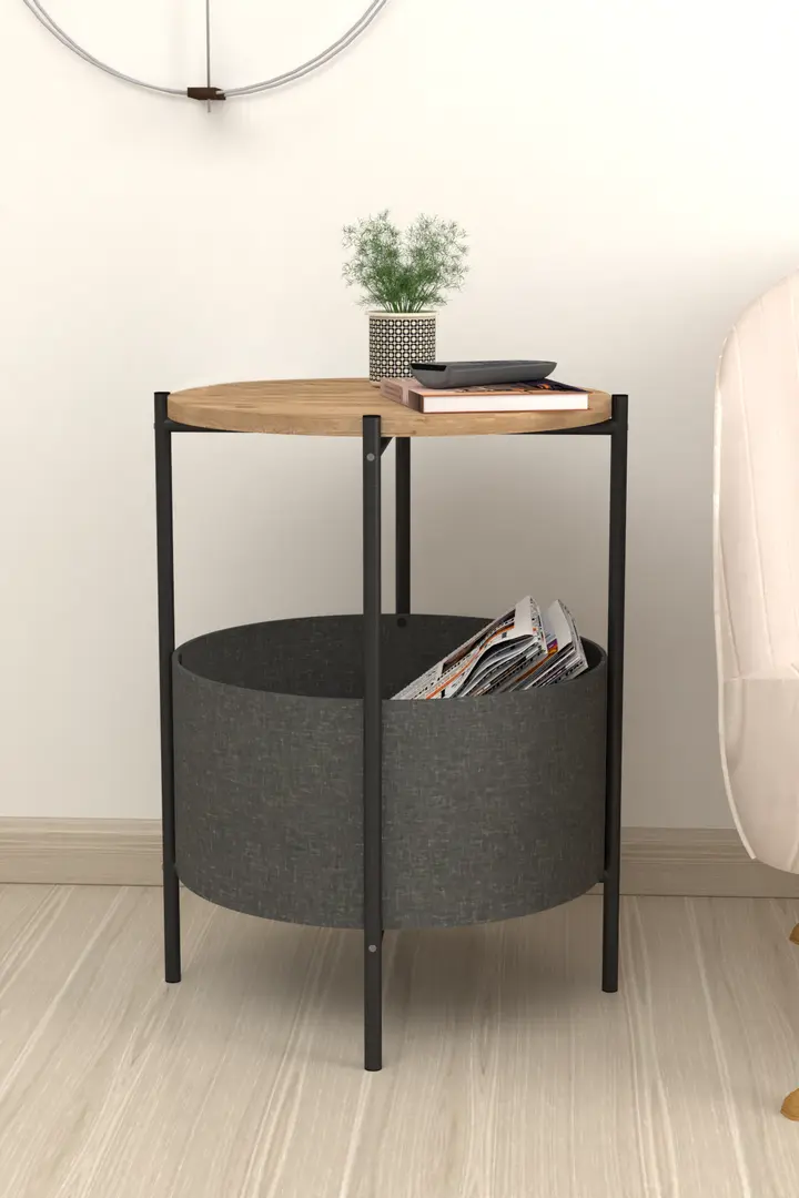 Журнальный столик Bofigo With Bag (Pine/Black)