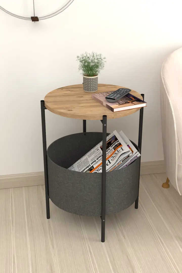 Журнальный столик Bofigo With Bag (Pine/Black)