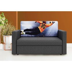 Диван Space Meble Amerykanka Heven 120 Goal/Sawana 05 (Gray Dark)