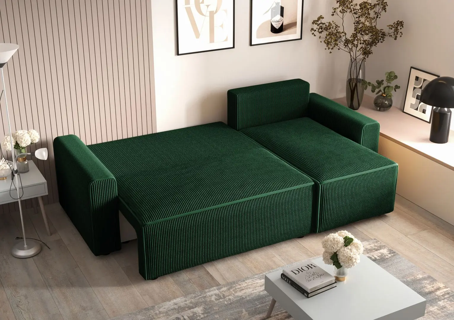 Диван угловой Space Meble Mira Bis Poso 14 (Green)