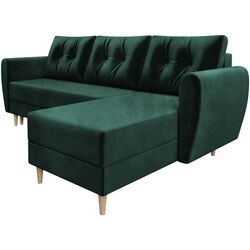 Диван угловой Space Meble Palermo L Itaka 10 (Green Dark) Thumb