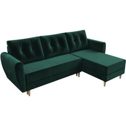 Диван угловой Space Meble Palermo L Itaka 10 (Green Dark) Thumb