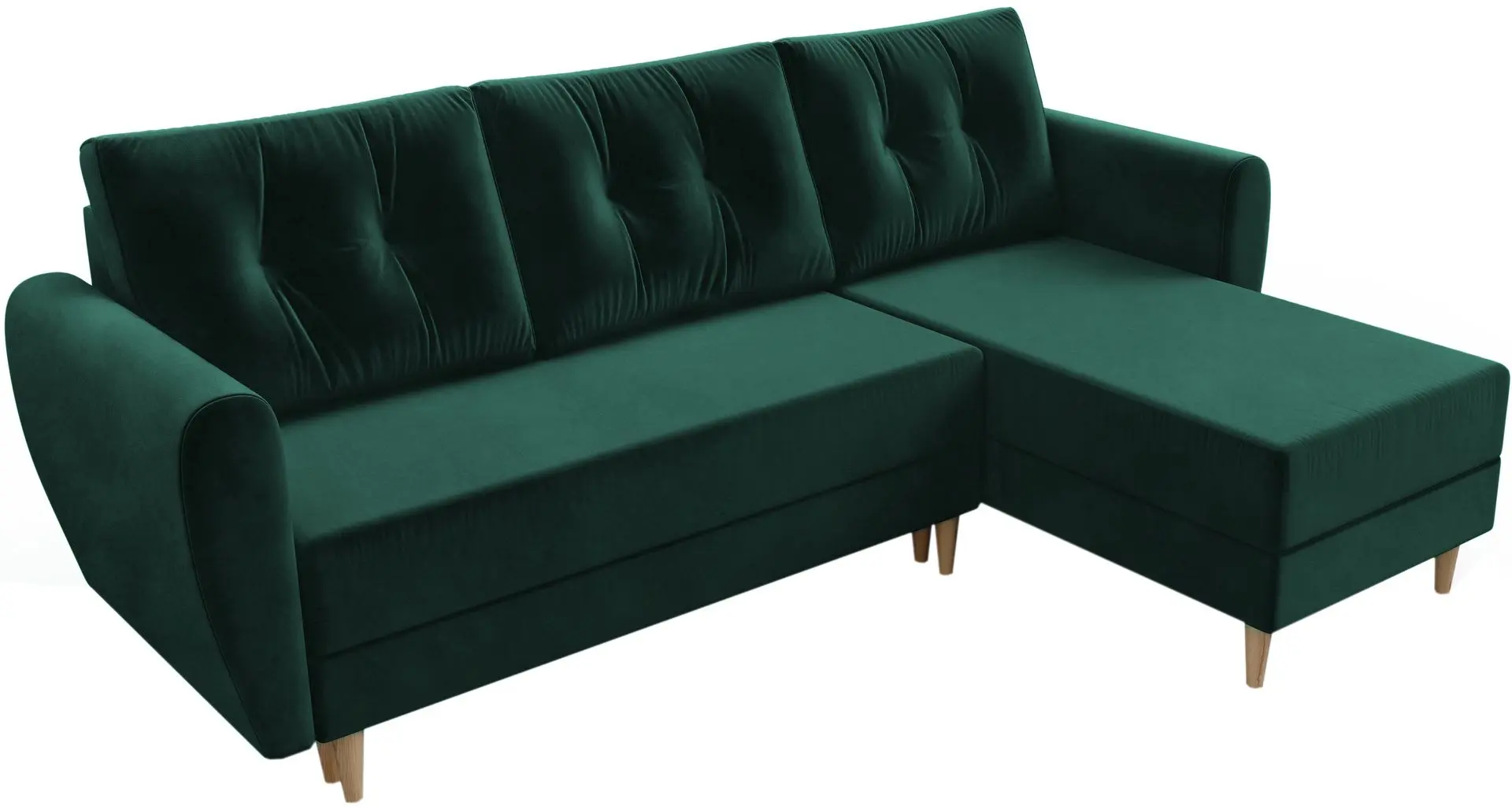 Диван угловой Space Meble Palermo L Itaka 10 (Green Dark)