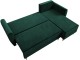 Canapea de colt Space Meble Palermo L Itaka 10 (Green Dark)