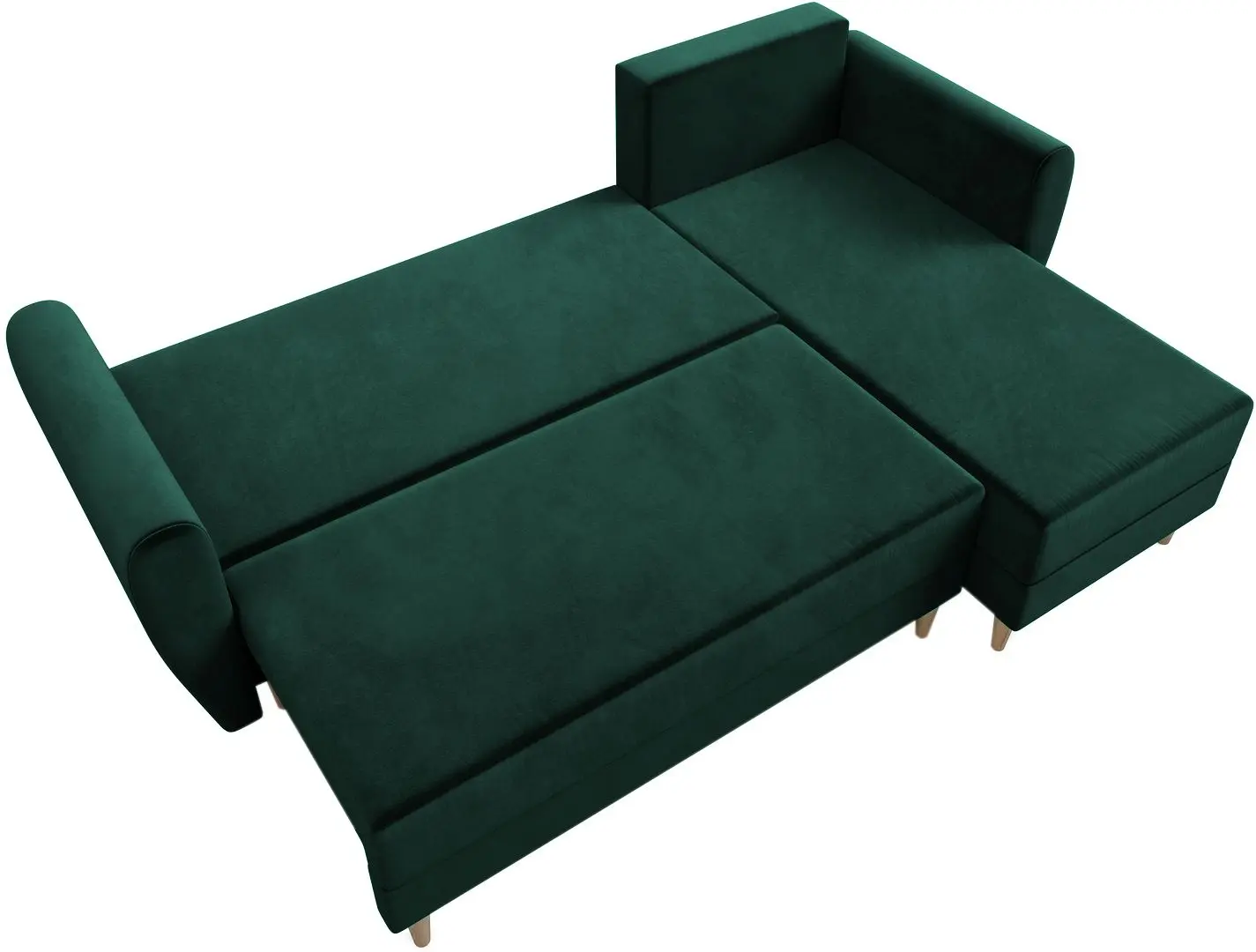 Диван угловой Space Meble Palermo L Itaka 10 (Green Dark)