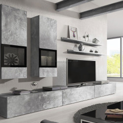 Гостиная Helvetia Baros №10 (Concrete Light/Black)