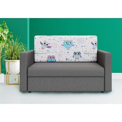 Диван Space Meble Amerykanka Heven 120 Birds/Sawana21 (Gray)