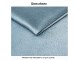 Pat Montella Fiore Monolith 72 180x200 (Gray-Blue)