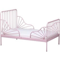 Pat extensibil Ikea Minnen cu somiera 80x200 (Roz Deschis) Thumb