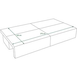 Диван Space Meble Mira X2 Poso 60 (Gray) Thumb