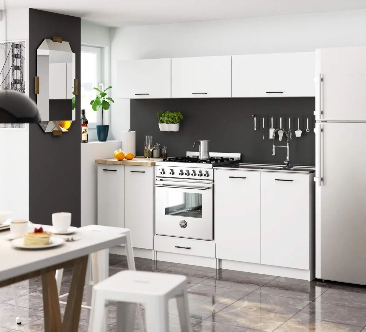 Кухня Akord Oliwia G1 2.0м (White)