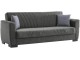 Canapea Fabulous Lori 3-locuri 50-002 (Dark Gray)