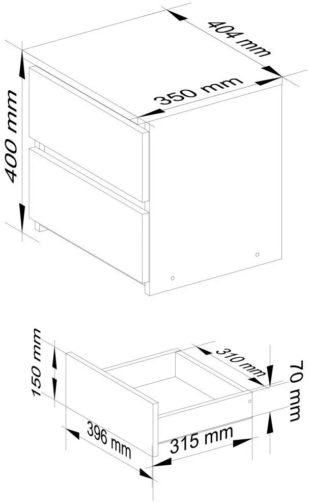 Noptiera Akord CL2 2SZ (Wenge)