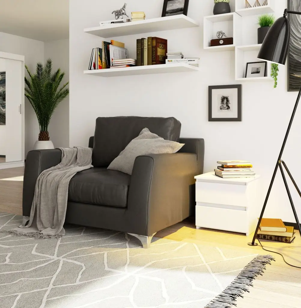 Noptiera Akord CL2 2SZ (White/White Gloss)