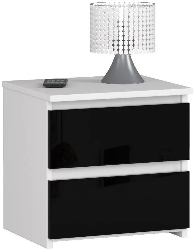 Noptiera Akord CL2 2SZ (White/Black Gloss)