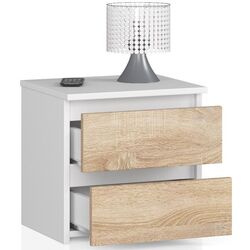 Noptiera Akord CL2 2SZ (White/Sonoma Oak) Thumb