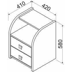 Noptiera Ambianta Frankfurt 42cm Thumb