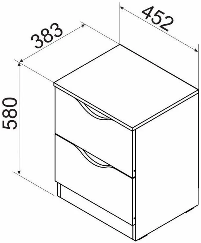Noptiera Ambianta Happy 45.2cm