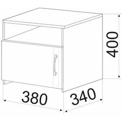 Тумба прикроватная Ambianta Inter Thumb