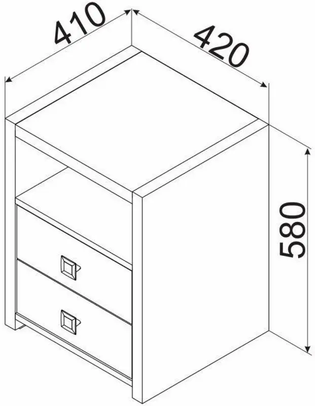 Noptiera Ambianta Samba 42cm